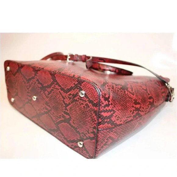 Sassy Jones NEW Pamela Snake Print ReEmbossed Large Crossbody Bag - Picture 12 of 16